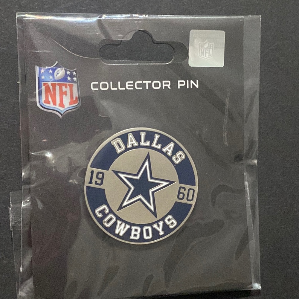 WINCRAFT NFL COLLECTOR PIN, “DALLAS COWBOYS 1960” NWT